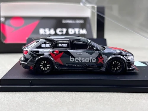 AUDI RS6 C7 DTM BETSAFE GUMBALL 3000 HOOD OPENS ROOF BOX 1/64