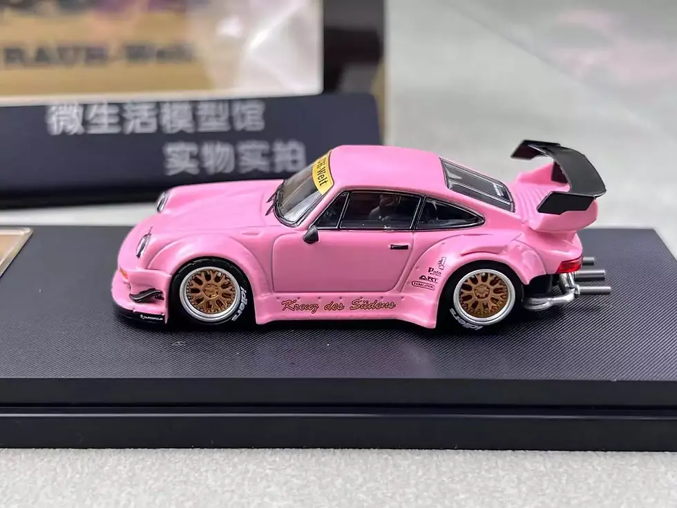 Thumbnail: PORSCHE RWB 930 GT SAKURA PINK FIGURE 1/64 DIECAST CAR BY STAR MODEL