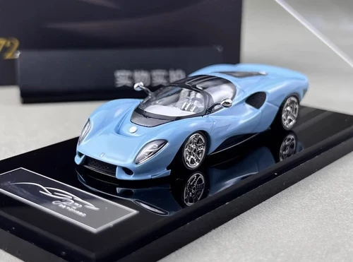 P72 DE TOMASO BLUE 1/64 SCALE DIECAST CAR MODEL BY MIRAGE | JVK Toys