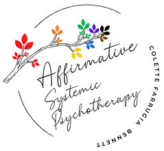 Affirmative Systemic Psychotherapy by Colette Farrugia Bennett Logo