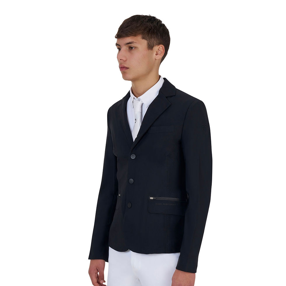 Thumbnail: Equestro Ridertechnology Men's Competition Jacket Heat-sealed Seams
