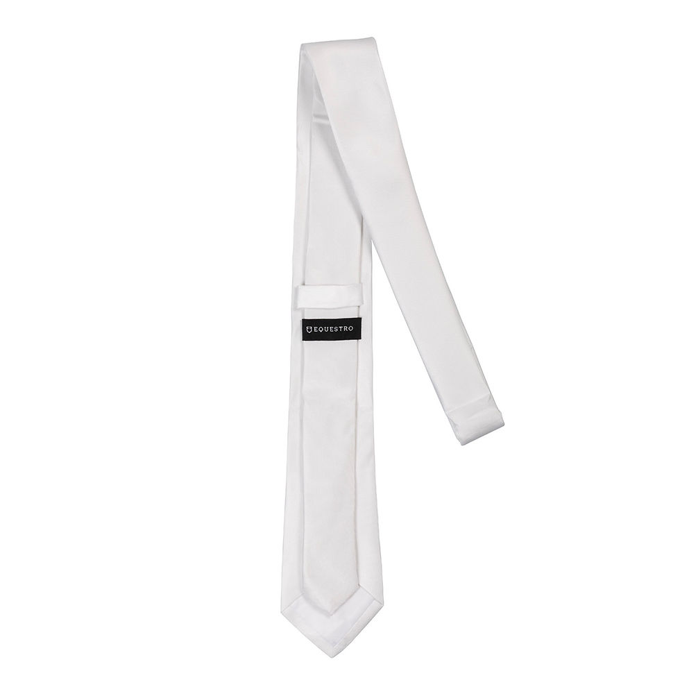 Thumbnail: Equestro Competition Tie with Embroidered Logo Equestro X FISE