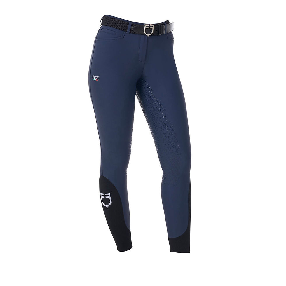 Thumbnail: Equestro Women's Full Grip Breeches Equestro X FISE
