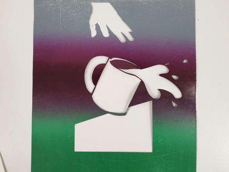 Third week of mono printing