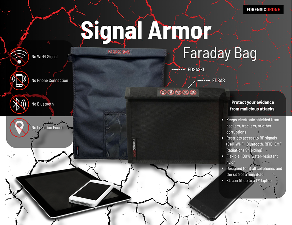 FD Signal Armor Faraday Bag Flyer