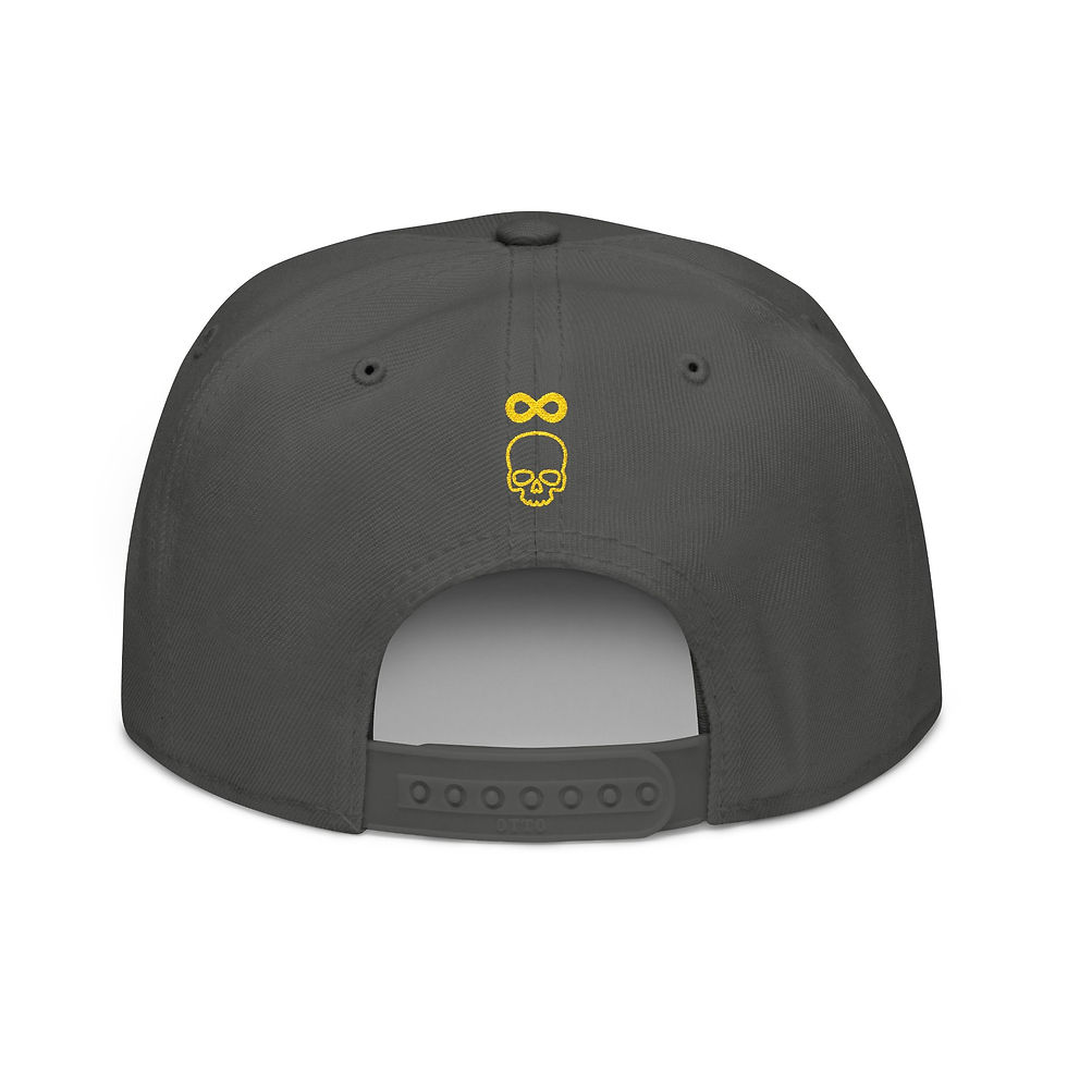Thumbnail: 'GOD F**KS DEATH' (Alternate) (Embroidered snap back)