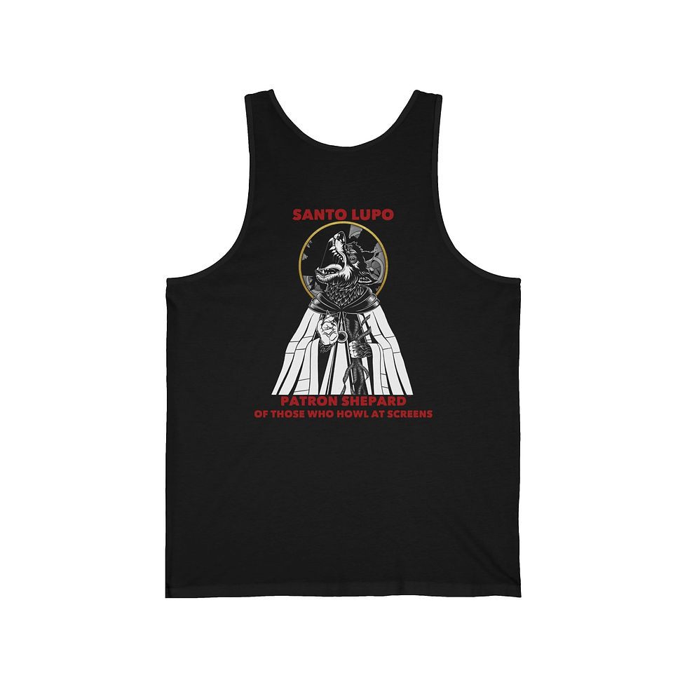 Thumbnail: DC FILM PLANE/ SANTO LUPO (Unisex Jersey Tank)