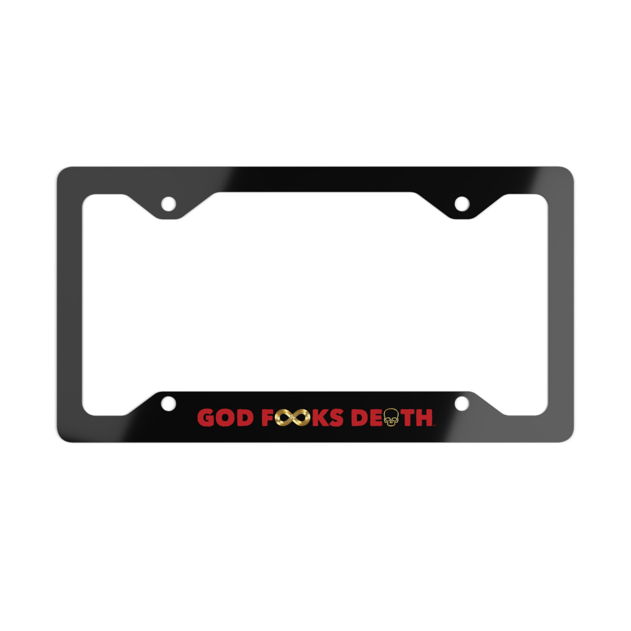 GOD F**KS DE*TH License Plate