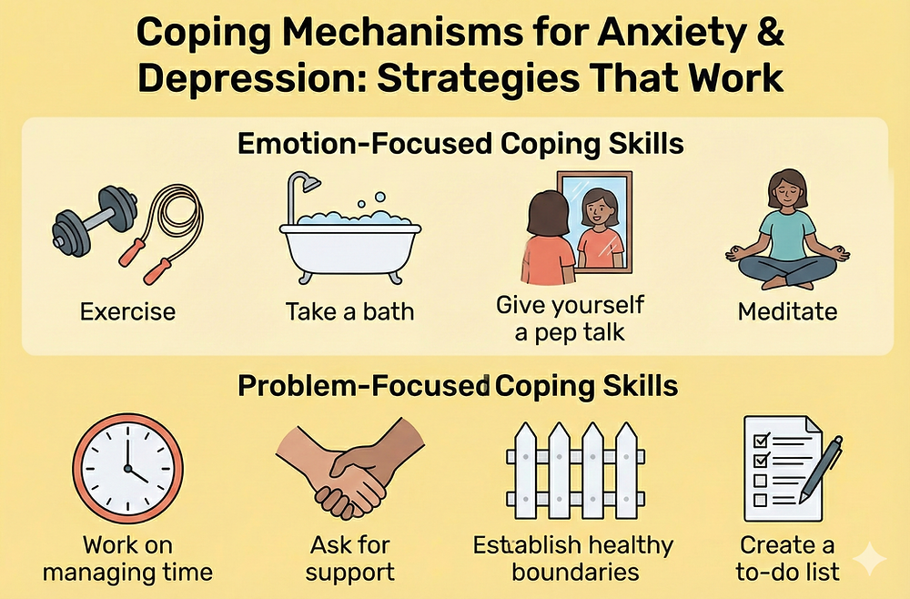 Coping Mechanisms for Anxiety & Depression: Strategies That Work