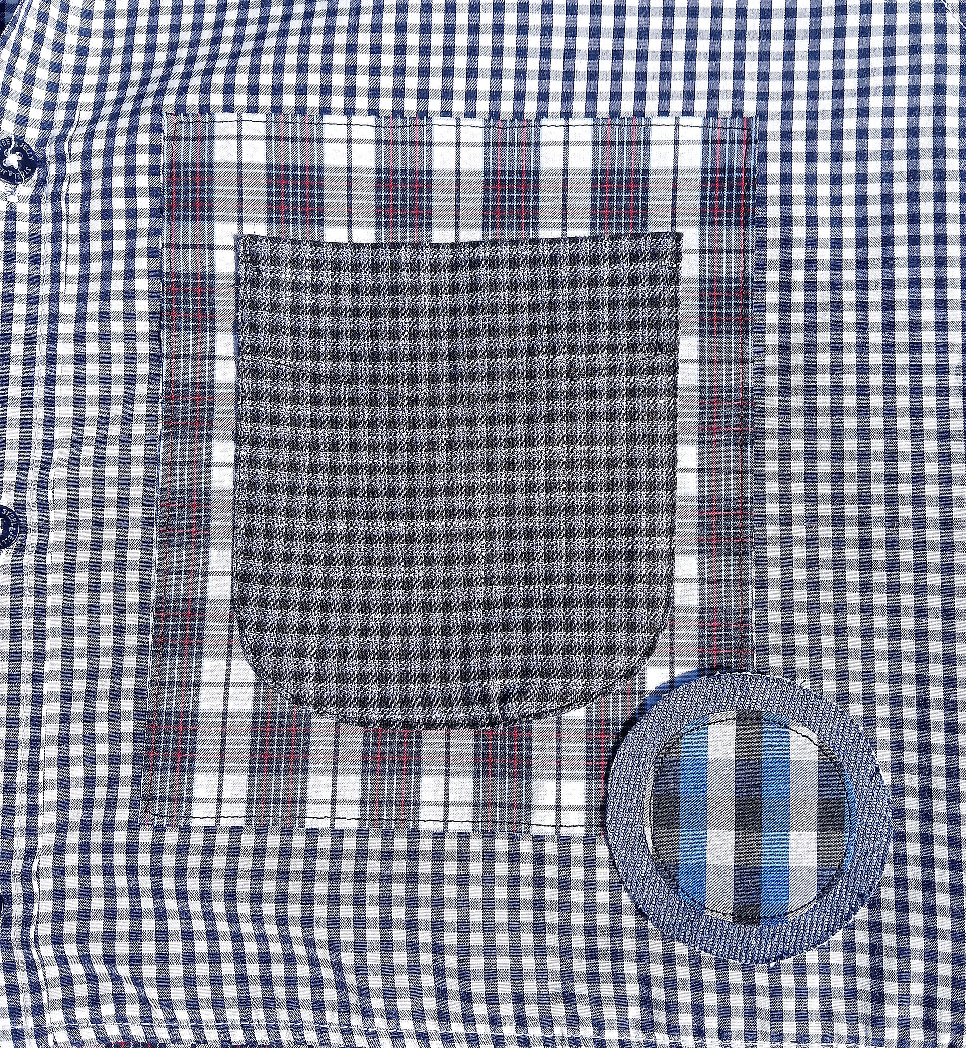 Applique using shirtings