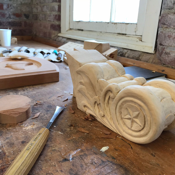 A Carving Class at WoodenBoat School