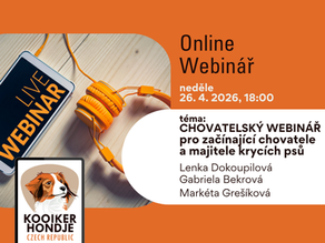 Chovatelský webinář, 26. 4. 2026