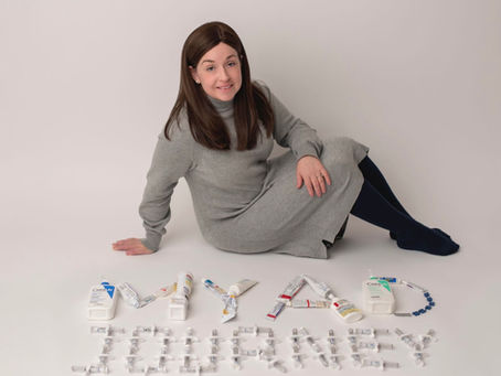 Eczema Patient Advocate sharing My AD Journey made from the various products and treatments she uses