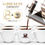 Thumbnail: Cafe Du Chateau French Press Coffee Maker - Heat Resistant Glass with 4 Level Fi