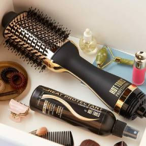 Thumbnail: HOT TOOLS Pro Artist 24K Gold One Step Volumizer Hair Dryer and Hot Air Brush