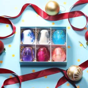 Thumbnail: Bff Beauty Soap Rocks Set - 6 Pieces Hand Face Body Soap Gift Set