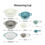 Thumbnail: 8 Piece Mixing Bowl Set, Eco Friendly Healthy with Measuring Cups and Spoons Kit