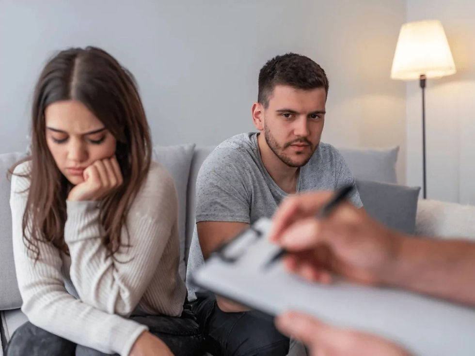 A lot of married couples end up in counseling due to various reasons.