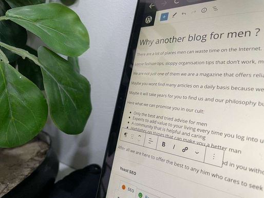 Why another blog for men ?