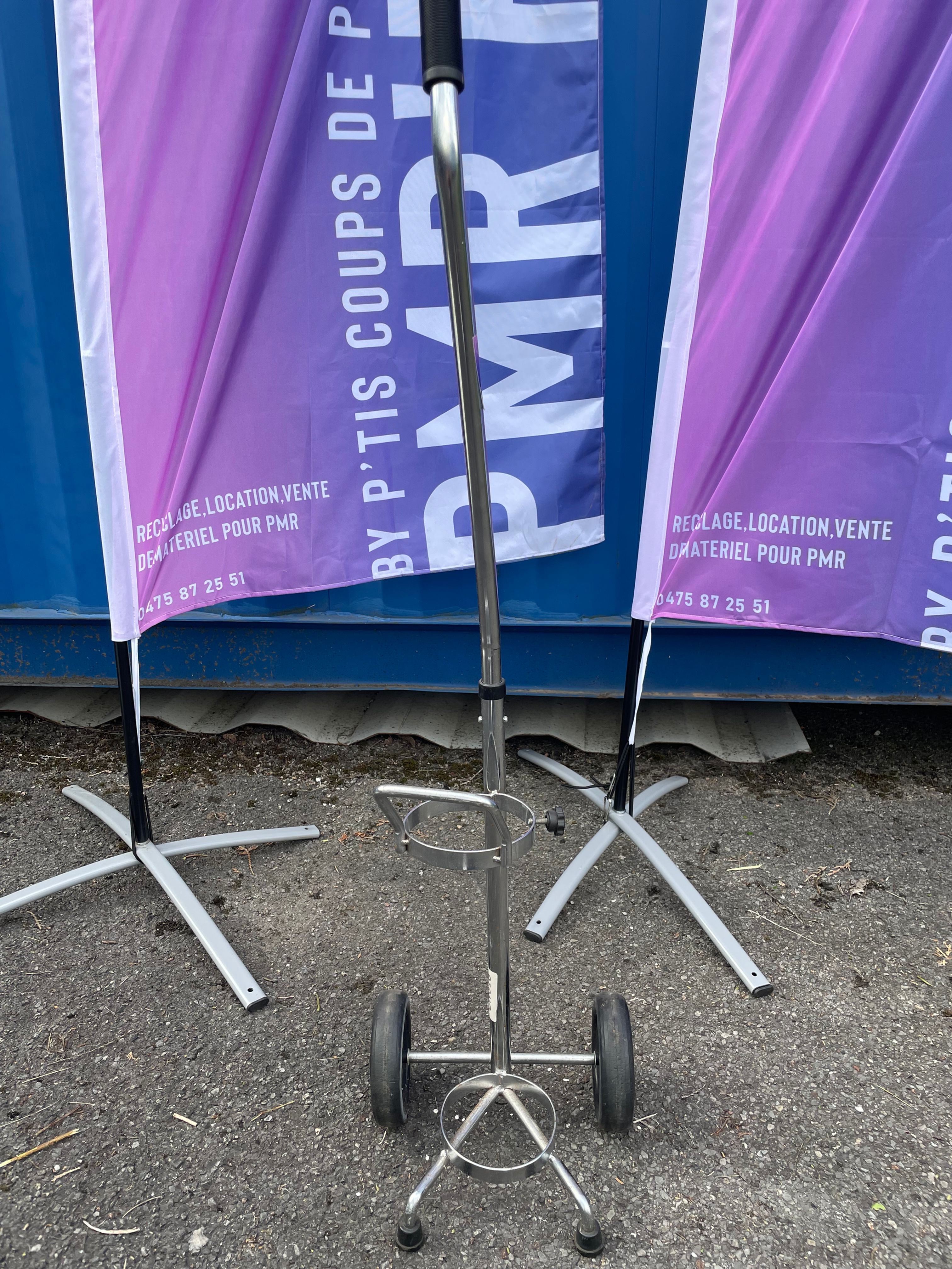 Porte-bouteille d’oxygène mobile – DIVO