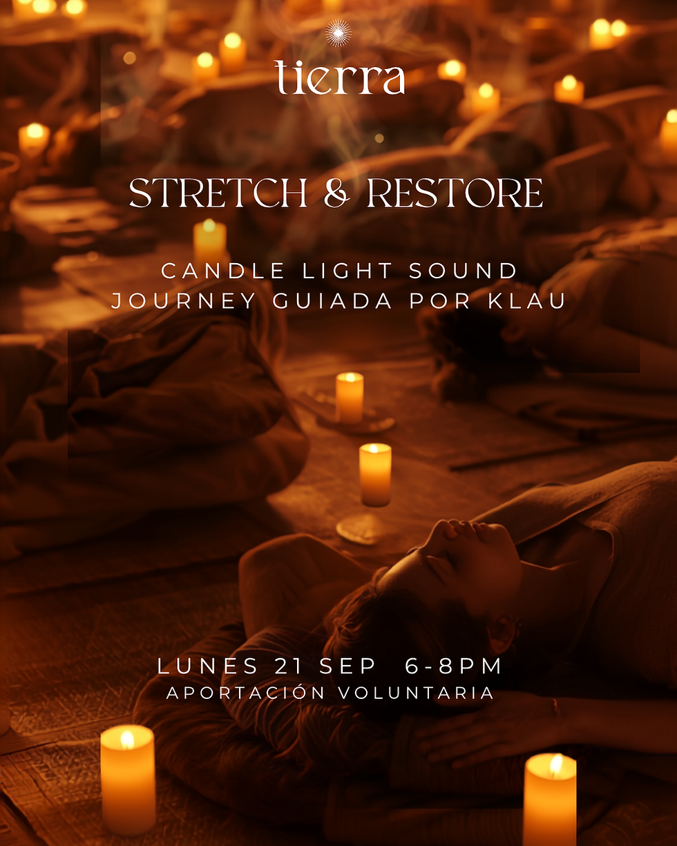 STRETCH & RESTORE 120 min DE YIN YOGA CON KLAU