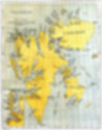 A map of a craggy archipelago.