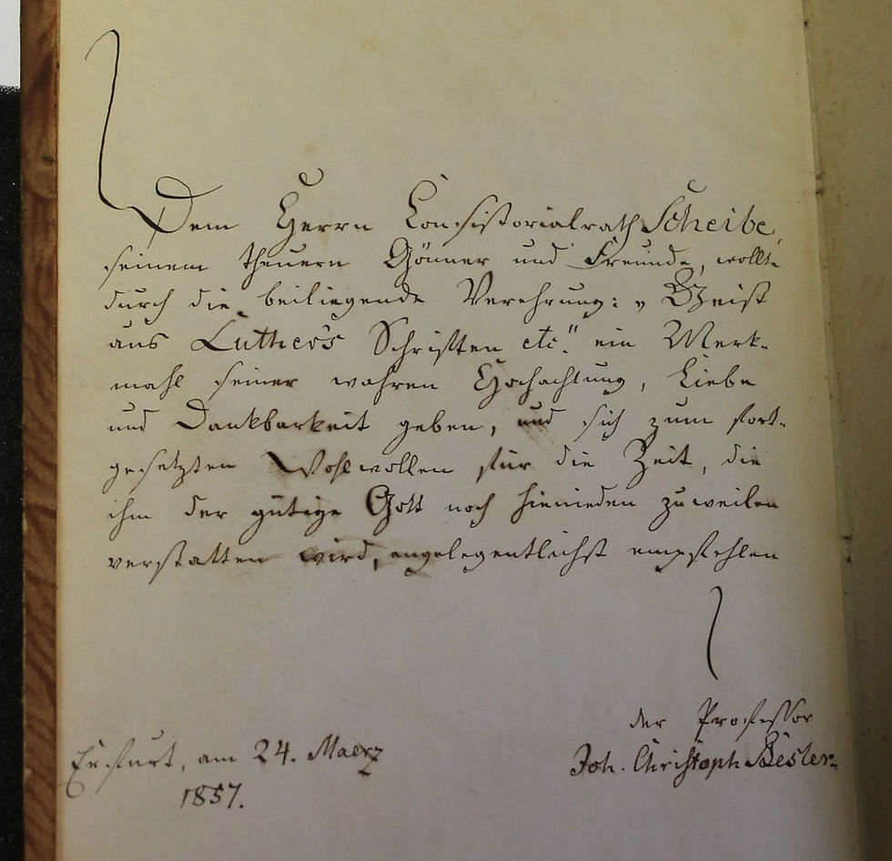 Handwritten dedication written in German. Date of 1887 in the bottom left corner.