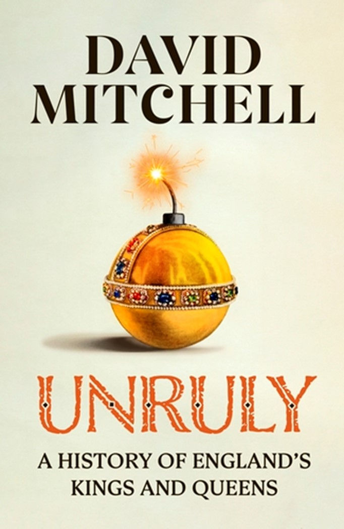 The cover of Mitchell's book. The cover design is a golden orb with a lit fuse recalling the image cartoon bomb.