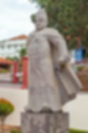 Statue from a modern monument to Zheng He at the Stadthuys museum in Malacca City, Malaysia. (Credit: Wikimedia Commons).