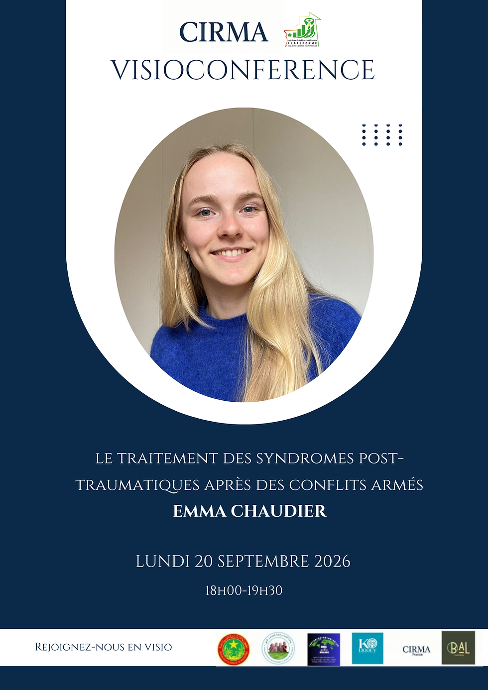 Conférence avec Emma Chaudier : le traitement des syndromes post-traumatiques après des conflits armés