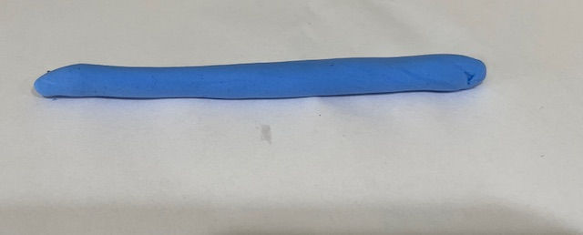 Roll some clay into a tube-like shape for the axon.