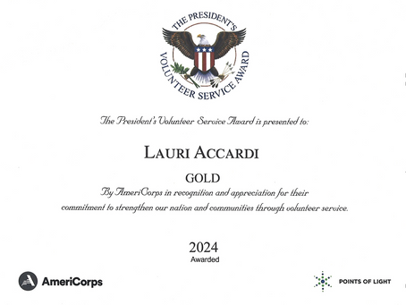 The Impact of Service: Reflections on Receiving The President’s Gold Volunteer Service Award