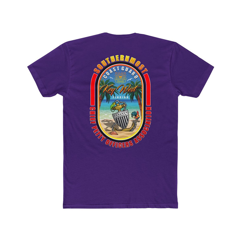 Thumbnail: USCG Southernmonst CPOA Unisex Cotton Crew Tee