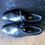 Thumbnail: Henry Maxwell bespoke derby deadstock black 11 savile row insole