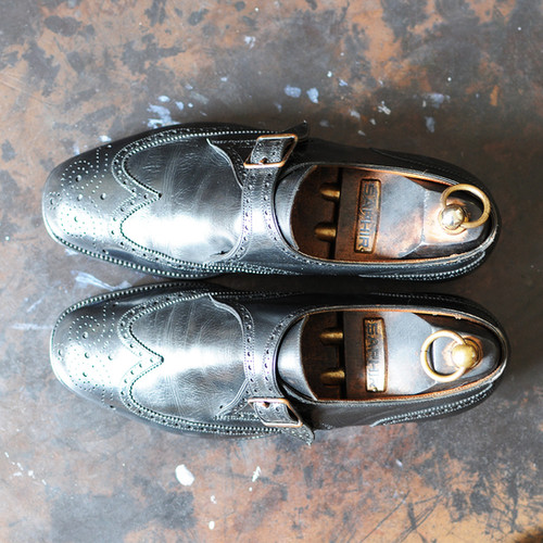 Boucle 533 Weston noir 1/2 D Maison Moussard