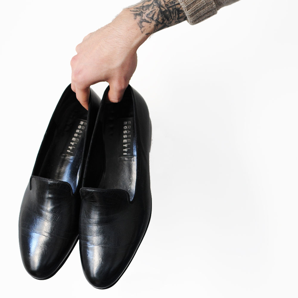 Mocassin Fratelli Rossetti noir première de propreté