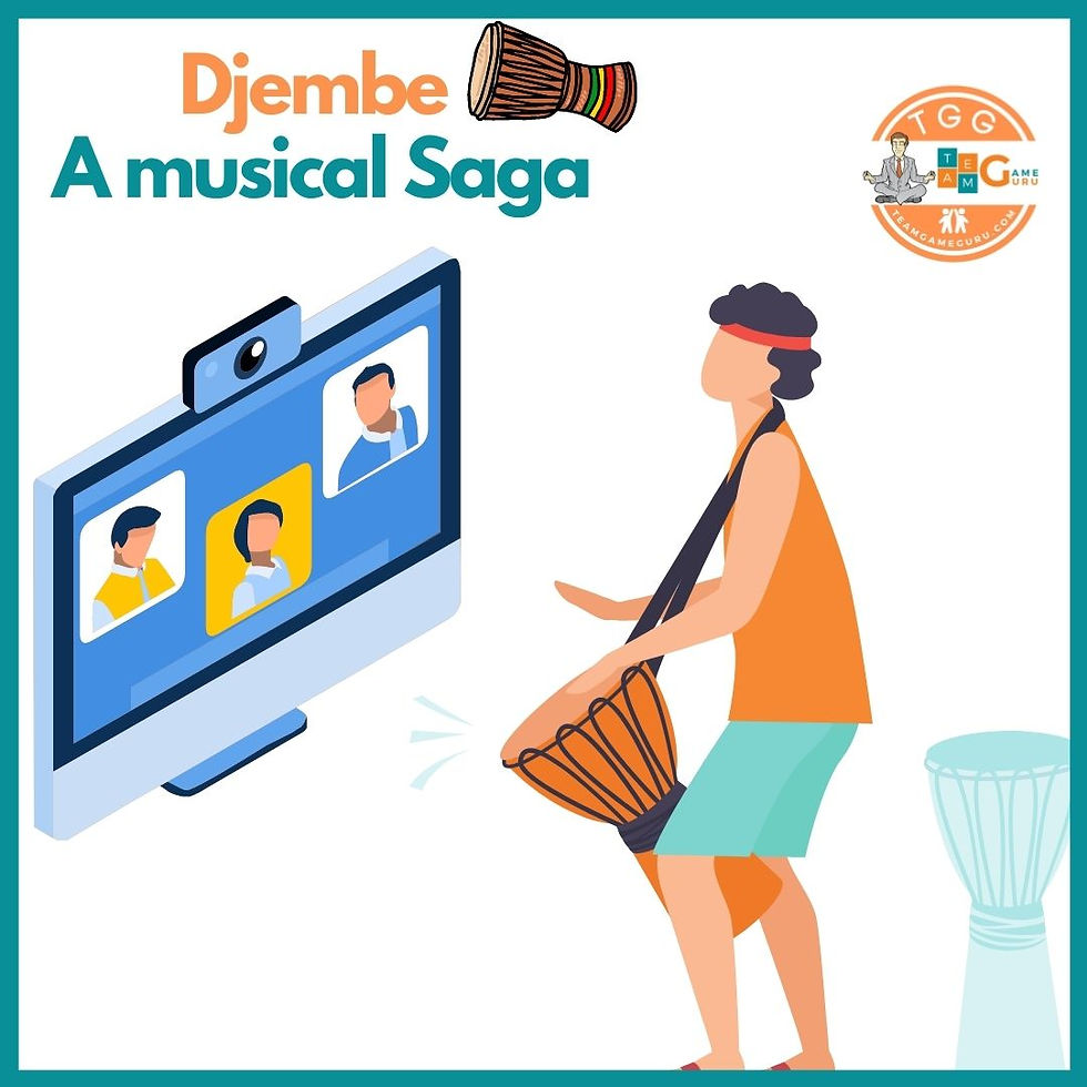 Virtual Djembe Musical Team Game