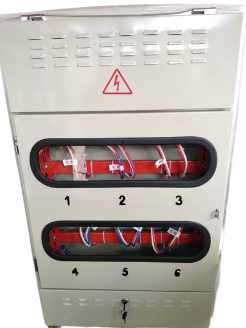 TABLERO METALICO VACIO PARA 6 MEDIDORES VERTICAL 160ALTOX43ANCHOX20CM