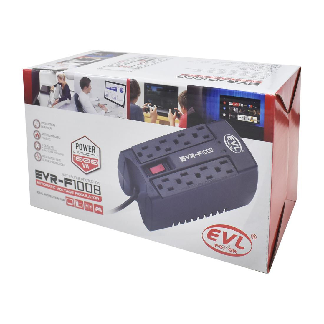 REGULADOR DE VOLTAJE AVR 8 TOMAS (P2 3UN)