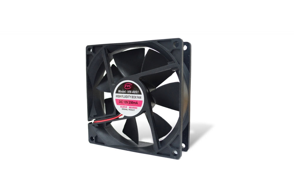 VENTILADOR PLASTICO 3-1/2" 90X90X25MM 12VDC