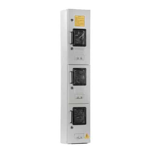 TABLERO METALICO VACIO PARA 3 MEDIDORES ALTO 150 X ANCHO 30 X PROF 20 CM