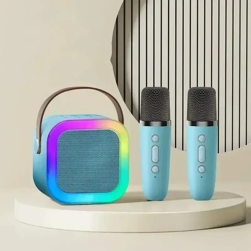 Thumbnail: K12 Bluetooth speaker karaoke machine portable speaker system with 1-2 wireless 