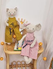 Peluche en lin fabriqué en Bretagne