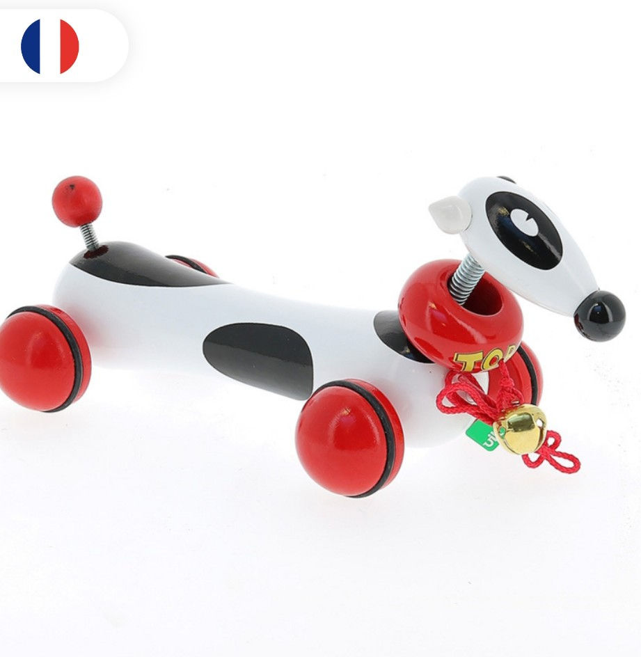 Toby le Chien. Jouet à trainer - Vilac - Made in France