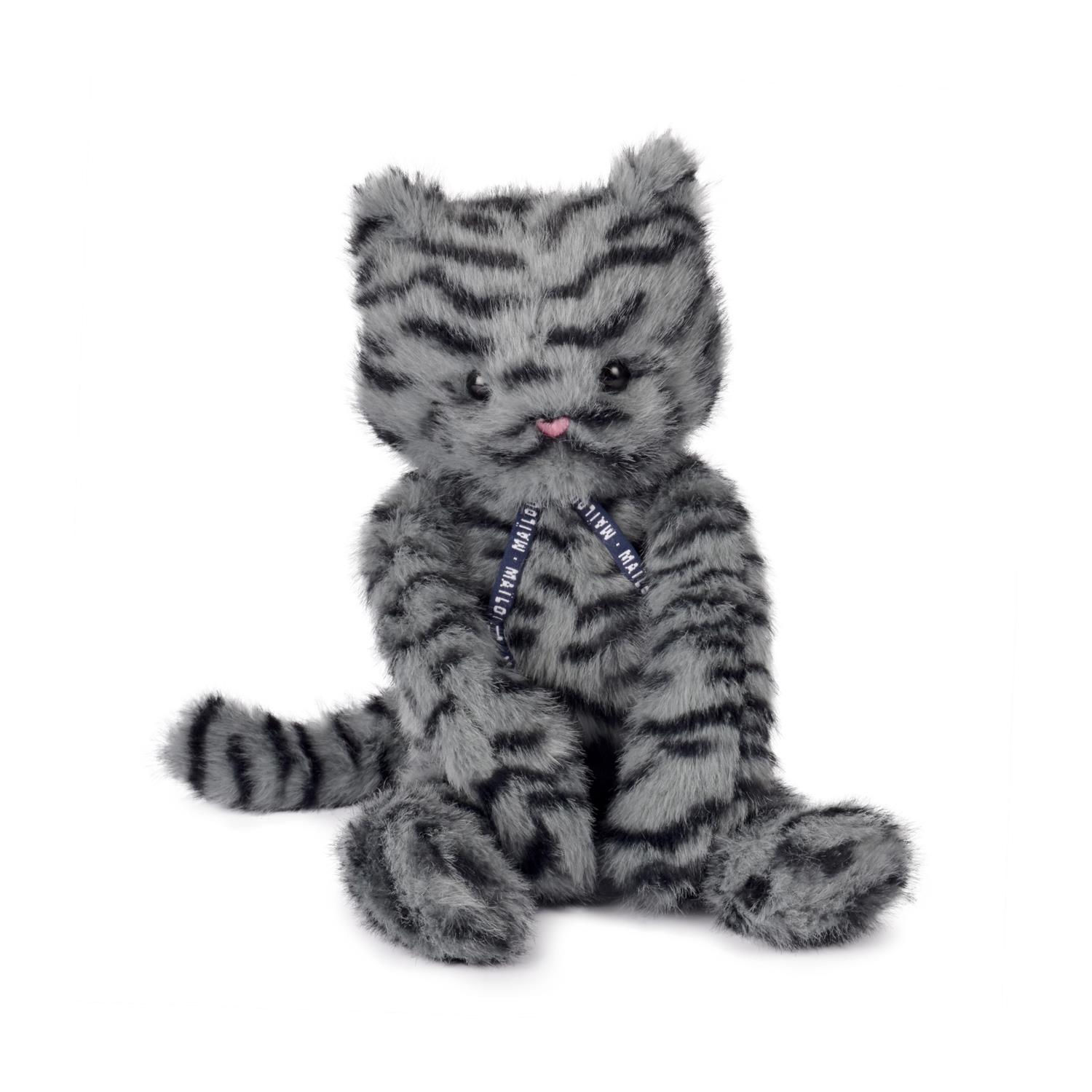Peluche chat Grisouille de 37 cm - Cousue main Maïlou Tradition à Rennes