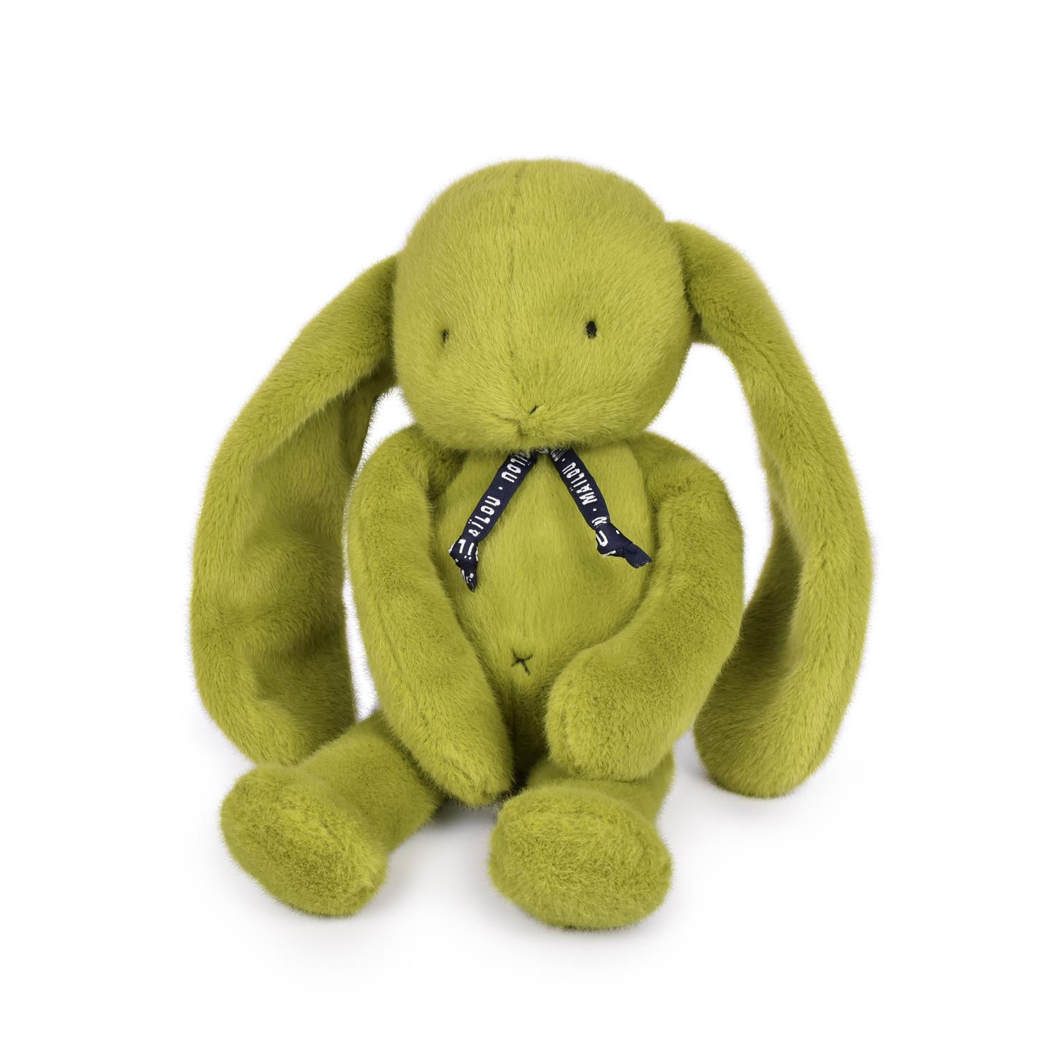 Lapin vert pomme de la collection Méloé de Maïlou - Cousue main