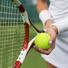 Holding Ball & Racket