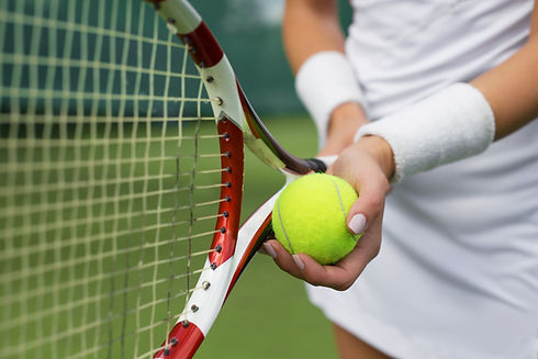 Holding Ball & Racket