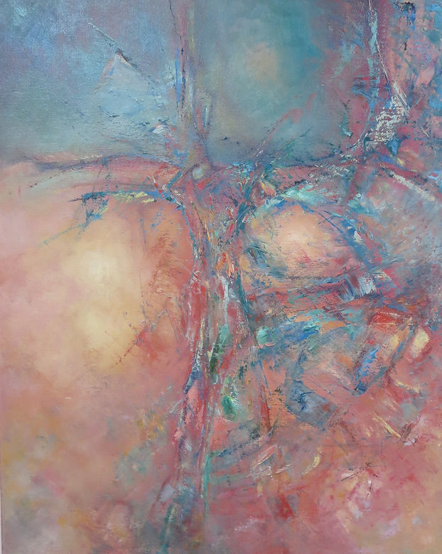 Fertile Ground abstract oil painting by Jane Duncan Stogner.JPG