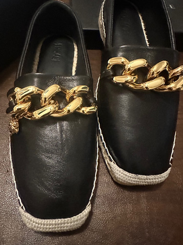 Versace chain link espadrilles Sz40 | Luxury Cage LLC
